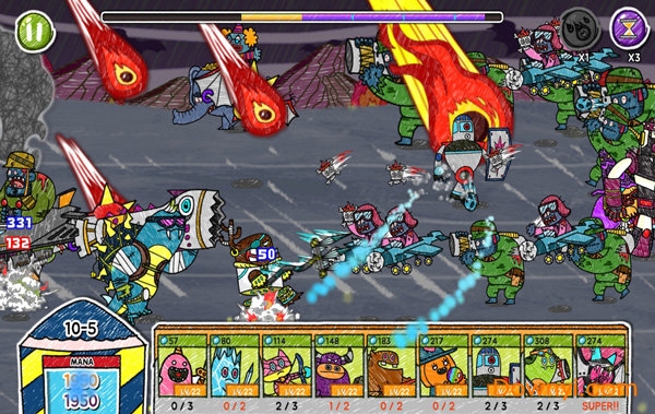 怪物大战僵尸无敌版(monster vs zomber) 游戏截图